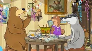 Dr. Brumm und seine Freunde genießen das Festessen. Dr. Brumm und seine Freunde genießen das Festessen.