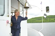 Moderatorin Sabine Heinrich reist einmal quer durch den Westen und f&auml;hrt zum Tour-Auftakt &uuml;ber den Rursee.