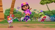 v.li.: Boots, Dora, Coco