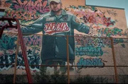 Ein Graffito in Berlin erinnert an die Kreuzberger Stra&szlig;engang 36 Boys, die vor allem in den 90ern aktiv war.