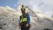 Lukas Wurm, Bergretter der Bergwacht Ramsau, beim Einsatz in der N&auml;he des Blaueisgletschers.