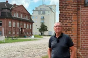 Vom alten Kornspeicher zum modernen Hochhaus -Egon Flemming und seine Vision. Vom alten Kornspeicher zum modernen Hochhaus -Egon Flemming und seine Vision.