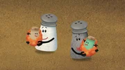 L-R: Ginger, Mr. Salt, Mrs. Pepper, Sage