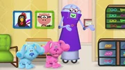 L–R: Blue, Magenta, Dr. Eyeleen L–R: Blue, Magenta, Dr. Eyeleen