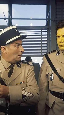 Gendarm Ludovic Cruchot (Louis De Fun&egrave;s, l.), Gendarm J&eacute;r&ocirc;me Gerber (Michel Galabru)