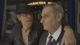 Klaus Lemke und Selfie-Pionier Wolfgang Maier (rechts).