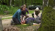 Unfallszenario beim Outdoor-Erste-Hilfe-Kurs Unfallszenario beim Outdoor-Erste-Hilfe-Kurs
