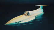 Ein digitales 3D-Modell des ber&uuml;hmten, jetbetriebenen Schnellboots Spirit of Australia