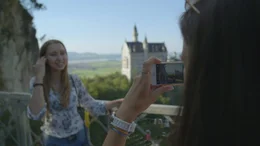 Beliebt f&uuml;r Selfies: Schloss Neuschwanstein.