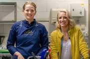 Anna Lena Dörr (rechts) mit Luisa Jordan von Jordans Untermühle. Anna Lena Dörr (rechts) mit Luisa Jordan von Jordans Untermühle.