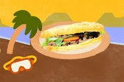Wer auf seine Linie achtet, sollte bei diesem Sandwich besser nicht allzu genau hinsehen. Bokit ist &uuml;ppig belegt und schmeckt auch ohne gro&szlig;en Hunger.