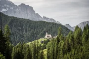 Bei Colle Santa Lucia befand sich das einzige Bergwerk der Dolomiten.