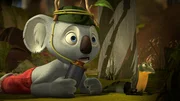 Blinky und Jacko entdeckten eine heiße Spur auf ihrer Jagd nach dem Bunyip. Blinky und Jacko entdeckten eine heiße Spur auf ihrer Jagd nach dem Bunyip.