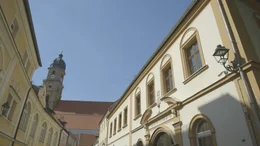 Die Synagoge in Amberg.