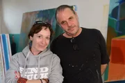 Regisseurin Katharina Heigl und der Künstler Richard Klammer. Regisseurin Katharina Heigl und der Künstler Richard Klammer.
