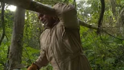 Jake harvesting bamboo on Zapatera Island.