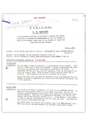 Ein freigegebener britischer Geheimdienstbericht vom Mai 1945 Ein freigegebener britischer Geheimdienstbericht vom Mai 1945