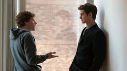 Mark (Jesse Eisenberg, li.) und Eduardo (Andrew Garfield); Mark (Jesse Eisenberg, li.) und Eduardo (Andrew Garfield)