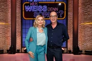 Als Kandidat:innen zu Gast bei "Wer weiß denn sowas?": Die Schauspielerin Veronica Ferres (l.) und der Schauspieler Herbert Knaup (r.). Als Kandidat:innen zu Gast bei "Wer weiß denn sowas?": Die Schauspielerin Veronica Ferres (l.) und der Schauspieler Herbert Knaup (r.).