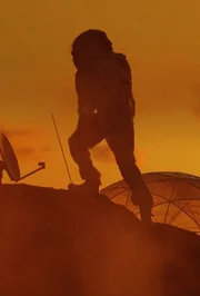 Astronaut on Mars.