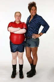 On left: Various Roles (Matt Lucas) and on right Various Roles (David Walliams). On left: Various Roles (Matt Lucas) and on right Various Roles (David Walliams).