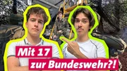 Nick (links) mit Host Valentin (rechts). Nick (links) mit Host Valentin (rechts).