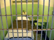 Leere Gefängniszelle in Alcatraz. Leere Gefängniszelle in Alcatraz.