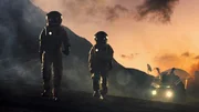 Astronauts on Mars.