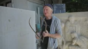 Claus Rehm arbeitet noch mit einem Stechzirkel.