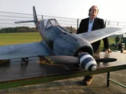 Stephan Eich, member of the jury with focke-wulf fw 190