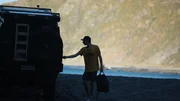 Silhouette of Parker Schnabel at the beach. Silhouette of Parker Schnabel at the beach.