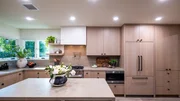 Courteney Cox, alongside Drew & Jonathan Scott, renovate the kitchen, living room and play room for Courteney's good friend and former dog walker, Marisa, as seen on Celebrity IOU.