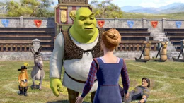 "Shrek, der Dritte", K&ouml;nig Harold von 'Weit weit weg' ist schwer erkrankt und ernennt Schwiegersohn Shrek zu seinem Nachfolger. Der gr&uuml;ne Oger will seinen geliebten Sumpf aber keinesfalls verlassen. Und so begibt er sich mit dem quasselnden Esel und dem Gestiefelten Kater auf die abenteuerliche Suche nach Fionas rebellischem Cousin Arthur, dem rechtm&auml;&szlig;igen Thronfolger. W&auml;hrend seiner Abwesenheit hat Shreks Gemahlin Fiona alle H&auml;nde voll zu tun: Prince Charming plant einen Angriff auf das K&ouml;nigreich!  SENDUNG: ORF eins - FR - 01.01.2021 - 10:40 UHR. - Veroeffentlichung fuer Pressezwecke honorarfrei ausschliesslich im Zusammenhang mit oben genannter Sendung oder Veranstaltung des ORF bei Urhebernennung.
