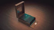 Digitales 3D-Modell eines tragbaren elektromechanischen Chiffrierger&auml;ts