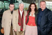 (v. li.): Johannes Silberschneider (Hubert), Peter Weck (Paul Ransmayr), Adele Neuhauser (Bibi Fellner), Harald Krassnitzer (Moritz Eisner).