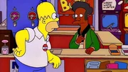 L&ndash;R: Homer Simpson, Apu