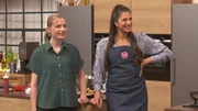Rowena (l.) und Sally im Finale. Rowena (l.) und Sally im Finale.