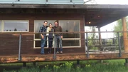 Hali and Nathan pose with tiny house expert, Ben, in front of this 420 sq ft tiny home in Billings, MT. Hali and Nathan pose with tiny house expert, Ben, in front of this 420 sq ft tiny home in Billings, MT.
