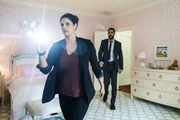 Maggie Bell (Missy Peregrym, l.); Omar Adom Zidan (Zeeko Zaki, r.) Maggie Bell (Missy Peregrym, l.); Omar Adom Zidan (Zeeko Zaki, r.)