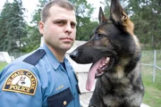 Officer Rob Vetsch with his canine, Charlie.