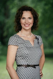 Moderatorin Doris Fenske.