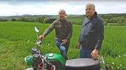 Klaus und Helmut Hornauer sind Liebhaber von DDR-Motorrädern.