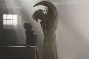 Picture shows: Peter Capaldi as the Doctor with The Fisher King