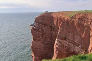 Steilufer auf Helgoland.