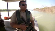 U.S. Border patrol monitoring the waterways for cartel violence. 
(Photo Credit: © NGT)