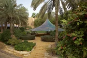 Eine moderne Gartenanlage im Herzen Saudiarabiens.