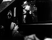 Hitler und Mussolini am Brenner 1941.