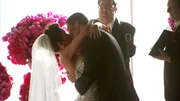Kelly and groom during wedding ceremony.