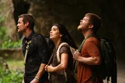 Ein Buch, das eine uralte Landkarte erhält, soll sie nach El Dorado führen: Doch der Schatzsucher Jack (Shane West, l.), der Computerfreak Gordon (Elden Henson, r.) und die Archäologin Maria (Natalie Martinez, M.) haben eine knallharte und hemmungslose Konkurrenz ...
