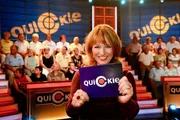 Andrea Ballschuh, Moderatorin der Quiz-Sendung "Quickie" am 25.08.2009 im Studio im Landesfunkhaus Magdeburg.
Foto: MDR/Andreas Lander.